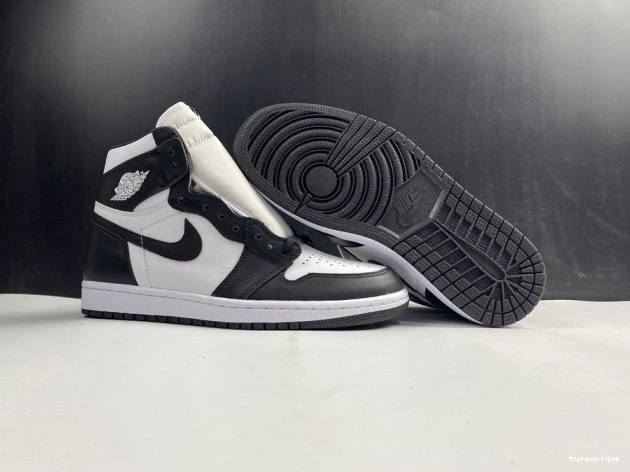 HYPE 555088-010 Air Black White Retro Jordan (2014) 1 0809